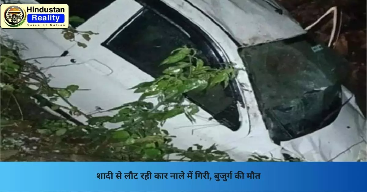 Chamba News: शादी से लौट रही कार नाले में गिरी, बुजुर्ग की मौत Chamba News: शादी से लौट रही कार नाले में गिरी, बुजुर्ग की मौत