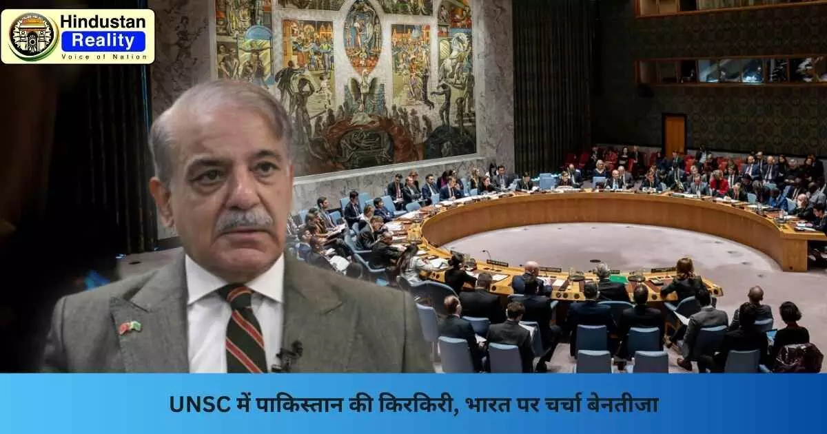 UNSC News: UNSC में पाकिस्तान की किरकिरी, भारत पर चर्चा बेनतीजा UNSC News: UNSC में पाकिस्तान की किरकिरी, भारत पर चर्चा बेनतीजा