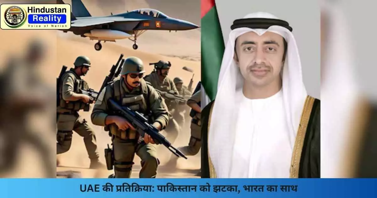 UAE Reaction on India Attack: UAE की प्रतिक्रिया: पाकिस्तान को झटका, भारत का साथ UAE Reaction on India Attack: UAE की प्रतिक्रिया: पाकिस्तान को झटका, भारत का साथ